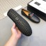 Gucci Horsebit Drive Loafers in Black Leather with Web