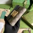 Gucci Padlock Trifold Wallet In GG Supreme Canvas