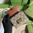 Gucci Padlock Trifold Wallet In GG Supreme Canvas