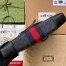 Gucci Messenger Bag in Black GG Supreme Canvas with Web