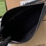 Gucci Messenger Bag in Black GG Supreme Canvas with Web