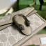 Gucci Dionysus Super Mini Bag in White GG Supreme Canvas
