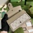 Gucci Dionysus Super Mini Bag in White GG Supreme Canvas