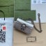 Gucci Dionysus Super Mini Bag in Silver Metallic Leather