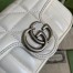 Gucci GG Marmont Super Mini Bag in White Matelasse Leather