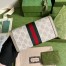 Gucci Ophidia Continental Wallet in White GG Supreme Canvas