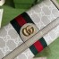 Gucci Ophidia Continental Wallet in White GG Supreme Canvas