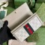 Gucci Ophidia Continental Wallet in White GG Supreme Canvas