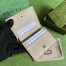 Gucci Ophidia Card Case Wallet in White GG Supreme Canvas