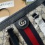 Gucci Ophidia Small Tote Bag in Blue GG Supreme Canvas