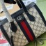 Gucci Ophidia Small Tote Bag in Blue GG Supreme Canvas