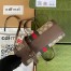 Gucci Ophidia Small Tote Bag in GG Canvas with Brown Leather