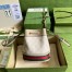 Gucci Ophidia GG Mini Bucket Bag in White Supreme Canvas