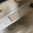 Gucci Ophidia GG Mini Bucket Bag in White Supreme Canvas