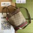 Gucci Ophidia GG Small Bucket Bag in Beige Supreme Canvas
