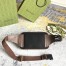 Gucci Ophidia GG Belt Bag in Beige GG Supreme with Brown Leather