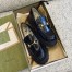Gucci Women's Horsebit Loafers in Black Leather with Lug Sole