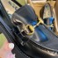 Gucci Women's Horsebit Loafers in Black Leather with Lug Sole
