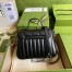Gucci GG Marmont Mini Top Handle Bag in Black Matelasse Leather