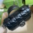 Gucci GG Marmont Mini Top Handle Bag in Black Matelasse Leather
