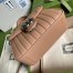 Gucci GG Marmont Mini Top Handle Bag in Rose Beige Matelasse Leather