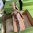 Gucci GG Marmont Mini Top Handle Bag in Rose Beige Matelasse Leather