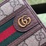 Gucci Ophidia GG Bi-fold Wallet In Beige GG Supreme Canvas