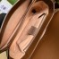 Gucci Horsebit 1955 Shoulder Bag in GG Canvas with Brown Leather