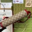 Gucci Horsebit 1955 Shoulder Bag in GG Canvas with Red Leather