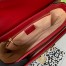 Gucci Horsebit 1955 Shoulder Bag in GG Canvas with Red Leather