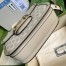 Gucci Horsebit 1955 Shoulder Bag in White GG Supreme Canvas