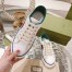 Gucci Women's Tennis 1977 Sneakers in White GG Fabric