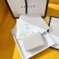 Gucci Horsebit 1955 Card Case Wallet in White Calfskin