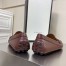 Gucci Interlocking G Horsebit Drive Loafers in Brown Leather with Web
