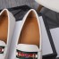Gucci Interlocking G Horsebit Drive Loafers in White Leather with Web