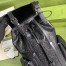 Gucci Backpack In Black GG Embossed Perforated Leather