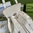 Gucci Backpack In White GG Embossed Perforated Leather