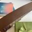 Gucci GG Supreme & Brown Leahter Belt 30MM with Double G Buckle