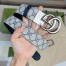 Gucci GG Marmont Reversible Belt 38MM in Blue GG Canvas
