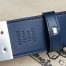 Gucci GG Marmont Reversible Belt 38MM in Blue GG Canvas