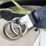 Gucci GG Marmont Reversible Belt 38MM in Black GG Canvas