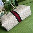 Gucci Ophidia GG Medium Tote Bag in White Supreme Canvas