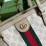 Gucci Ophidia GG Medium Tote Bag in White Supreme Canvas