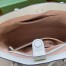 Gucci Ophidia GG Medium Tote Bag in GG Canvas with White Leather