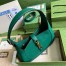 Gucci Jackie 1961 Small Hobo Bag in Green Grained Leather