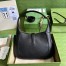 Gucci Jackie 1961 Small Hobo Bag in Black Grained Leather