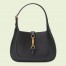 Gucci Jackie 1961 Small Hobo Bag in Black Grained Leather