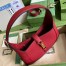 Gucci Jackie 1961 Small Hobo Bag in Red Grained Leather