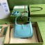 Gucci Jackie 1961 Mini Hobo Bag in Blue Leather