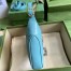 Gucci Jackie 1961 Mini Hobo Bag in Blue Leather